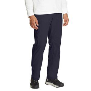 Eddie Bauer Men's Rainier Tech Pant, Dark Blue